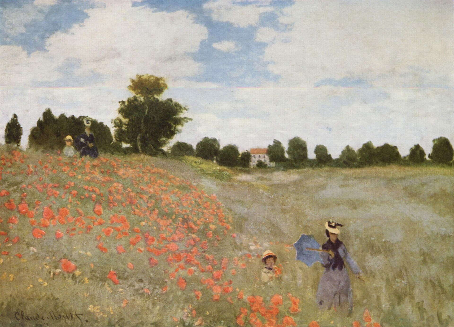 Poppies by Claude Monet