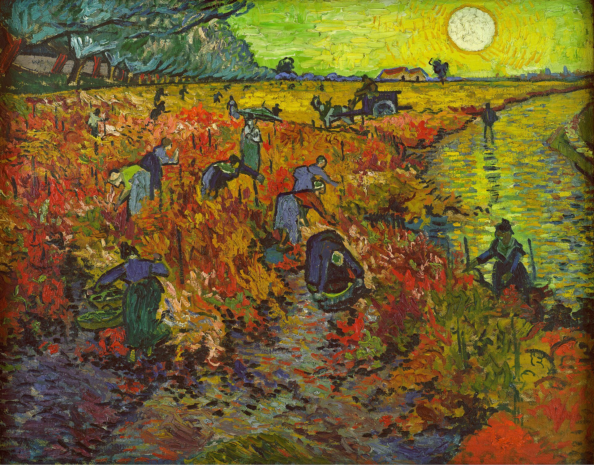 The Red Vineyard by Vincent van Gogh