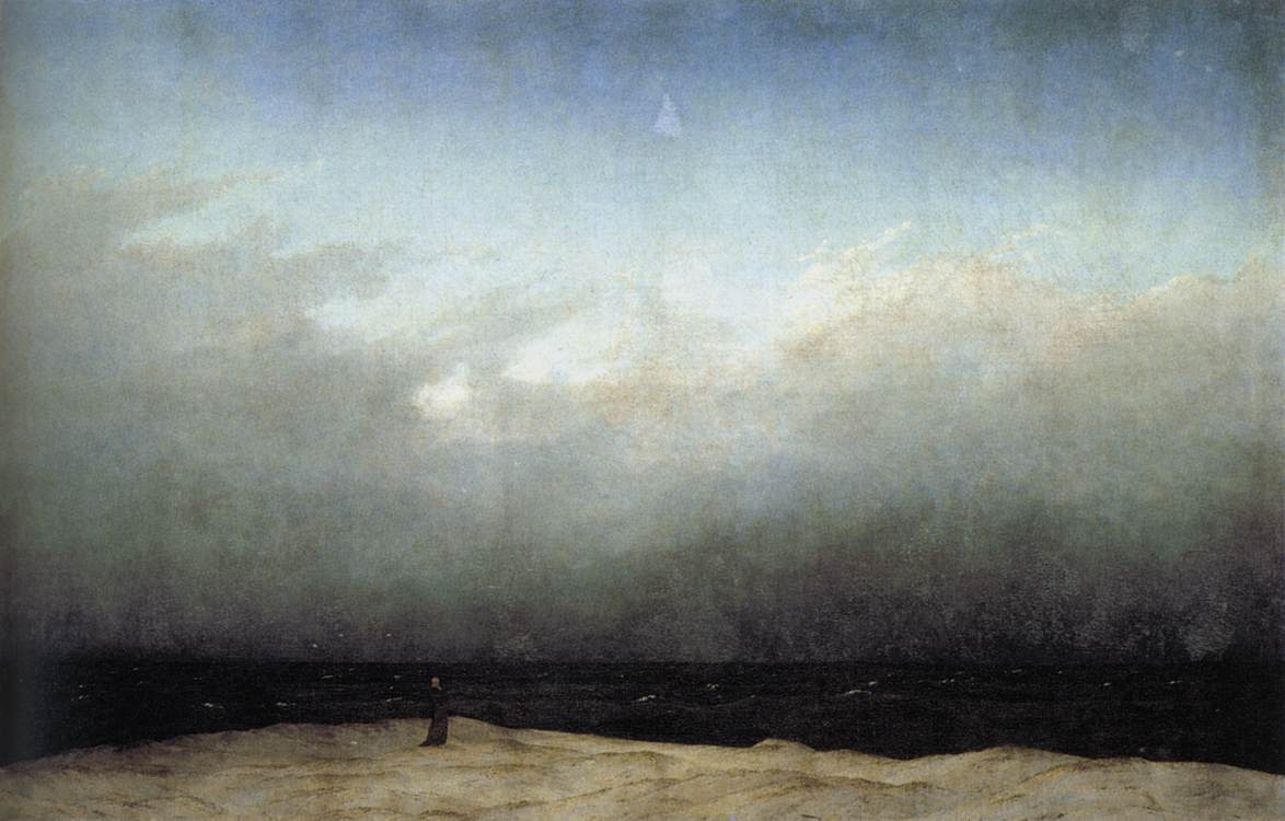 Monk by the Sea by Caspar David Friedrich